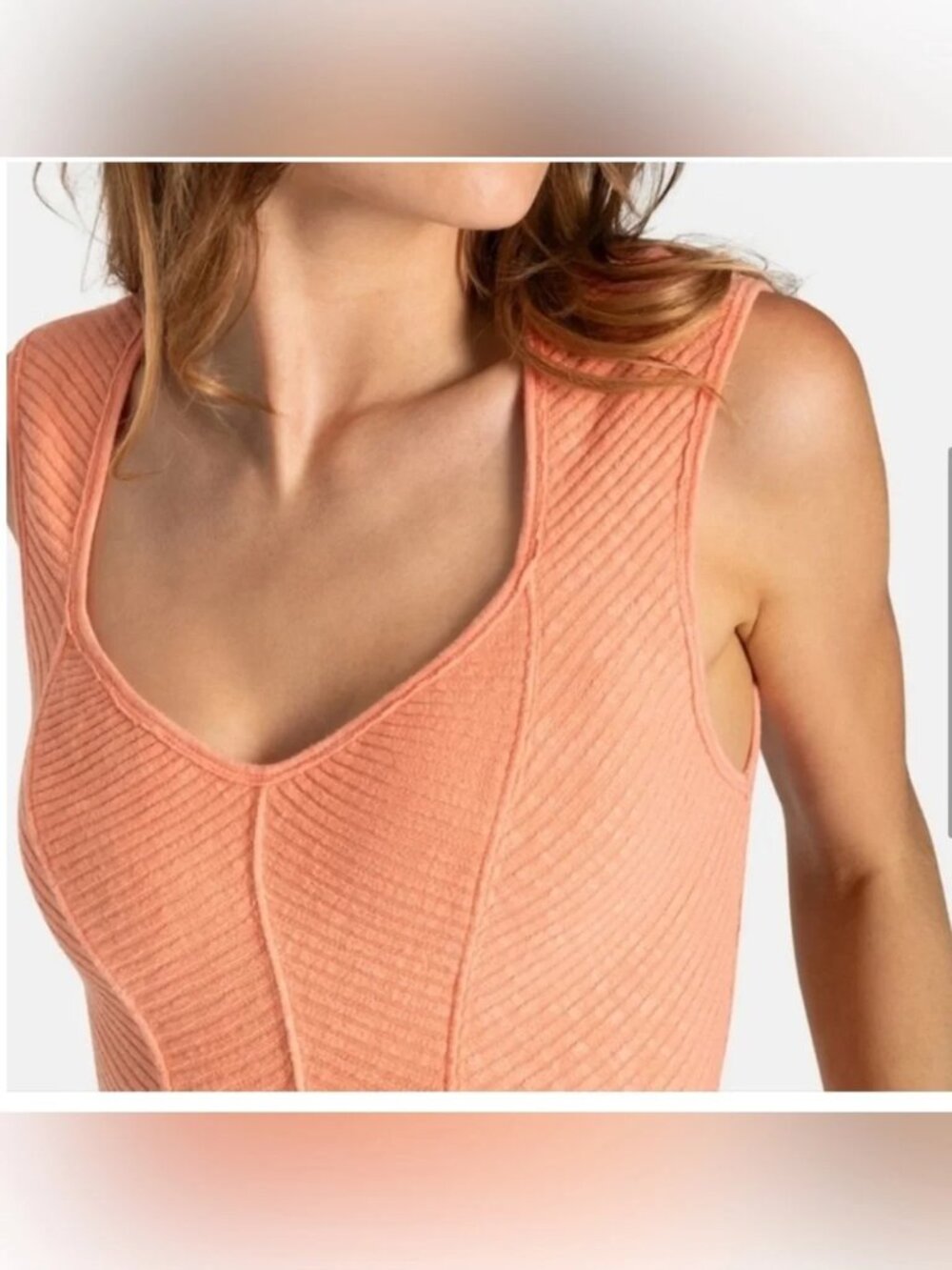 Free People We The Free Boss Babe Tank Top NWT Strawberry colada NWOT